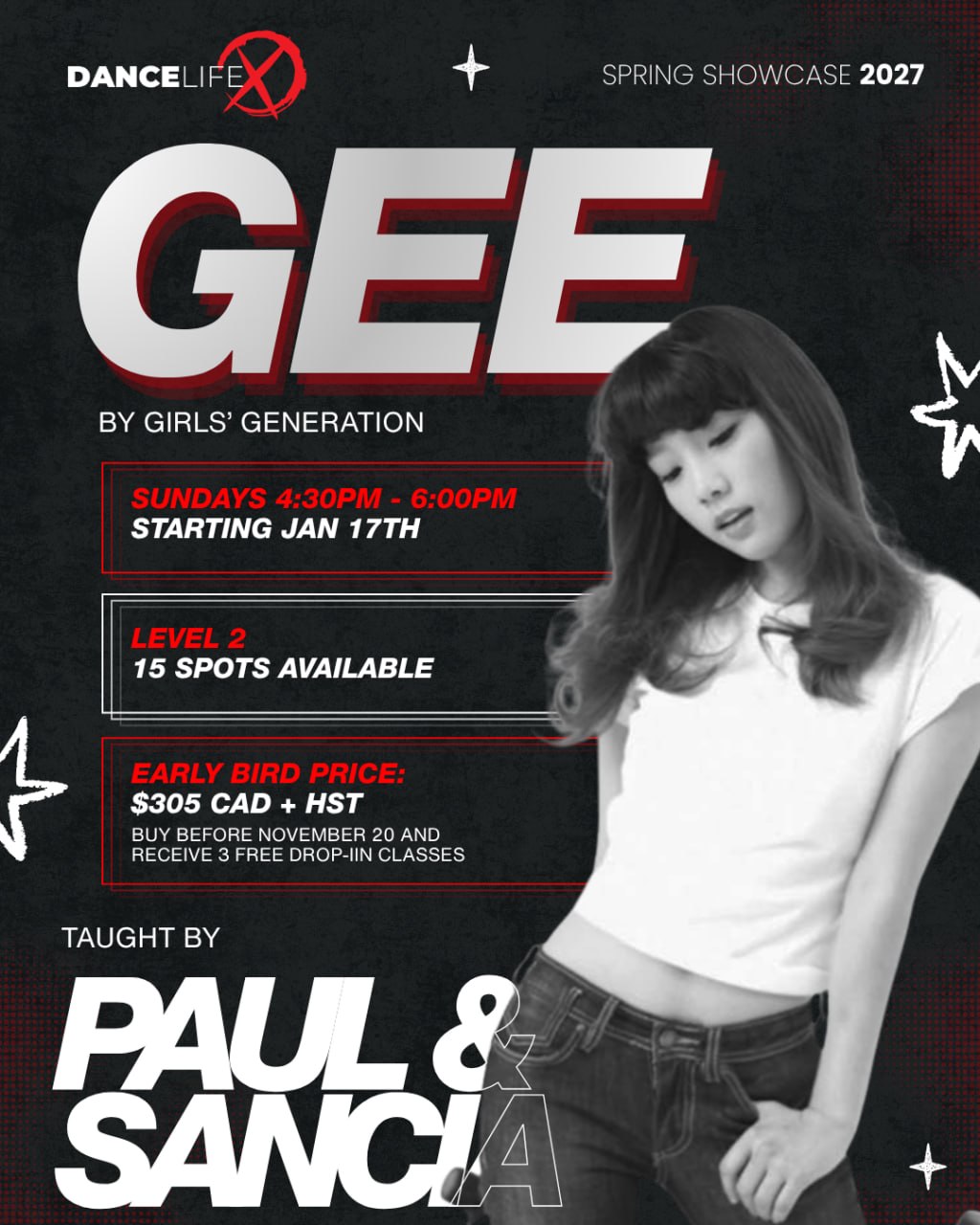 GEE (GIRLS’ GENERATION) — Spring Showcase 2027 · PAUL & SANCIA