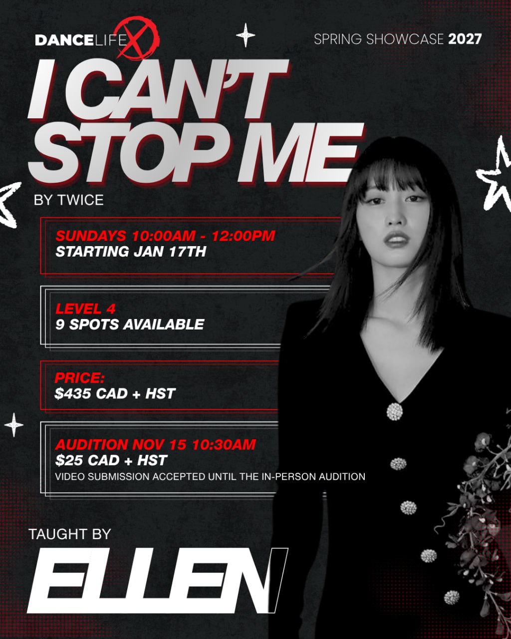 I CAN'T STOP ME (TWICE) — Spring Showcase 2027 · ELLEN