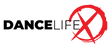DanceLife X white logo