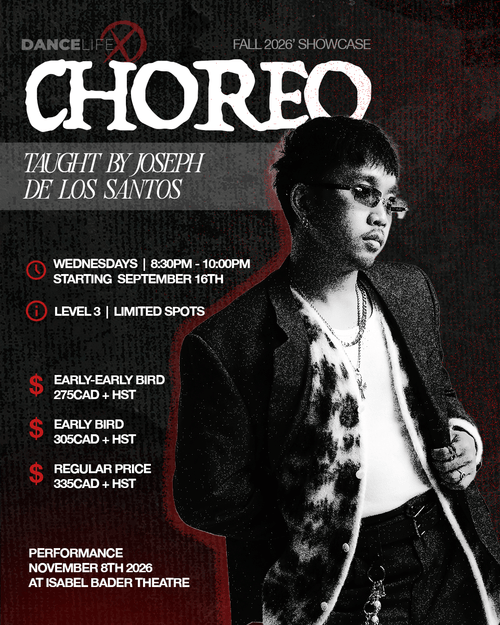 Choreo showcase course with Joseph De Los Santos