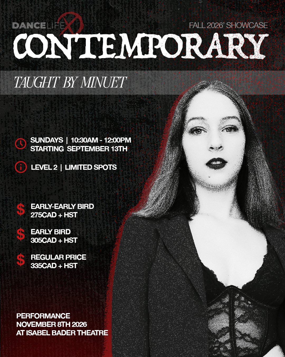 Contemporary showcase course with Minuet