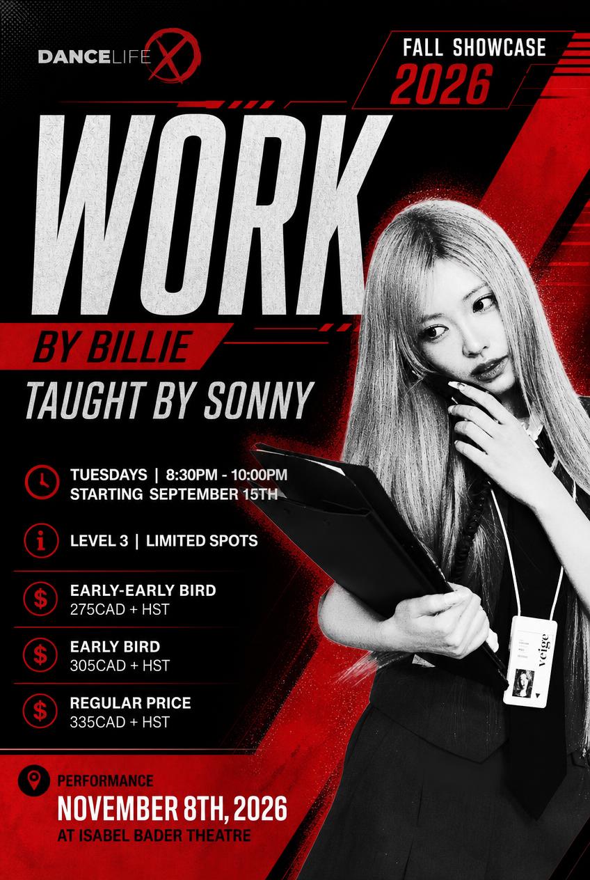 Work (BILLLIE) — Fall Showcase 2026 · Sonny