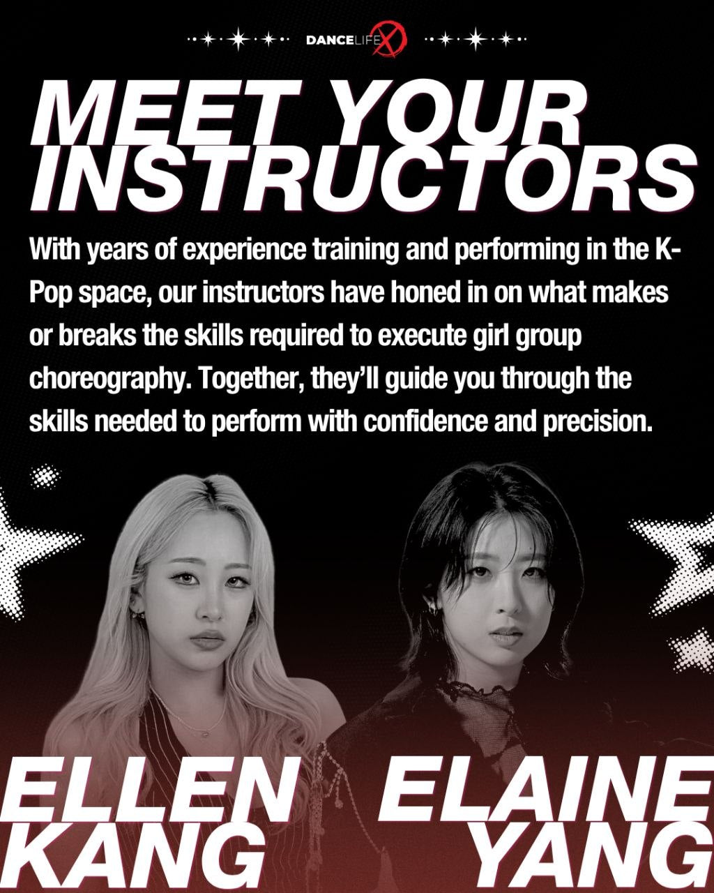 Meet your instructors — ELLEN KANG and ELAINE YANG