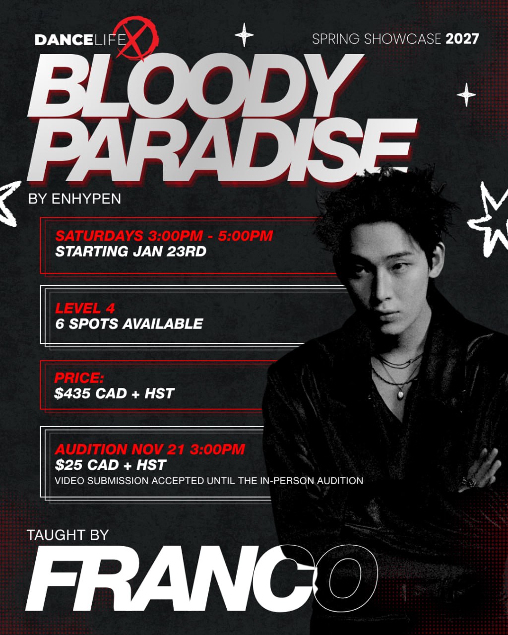 BLOODY PARADISE (ENHYPEN) — Spring Showcase 2027 · FRANCO WU