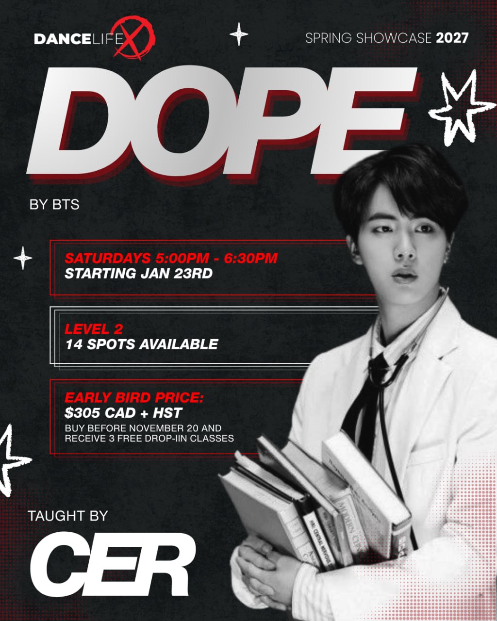DOPE (BTS) — Spring Showcase 2027 · CER