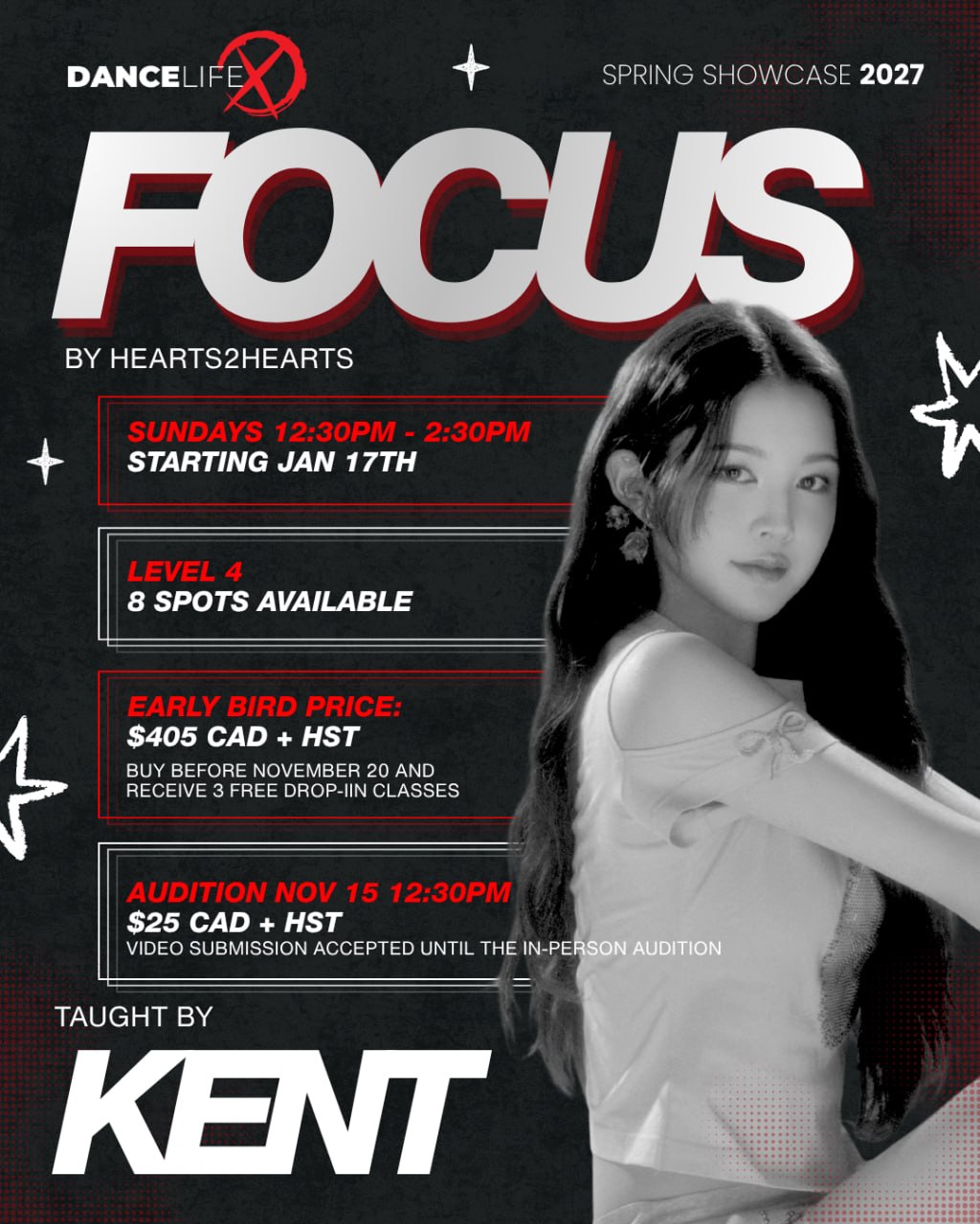 FOCUS (HEARTS2HEARTS) — Spring Showcase 2027 · KENT