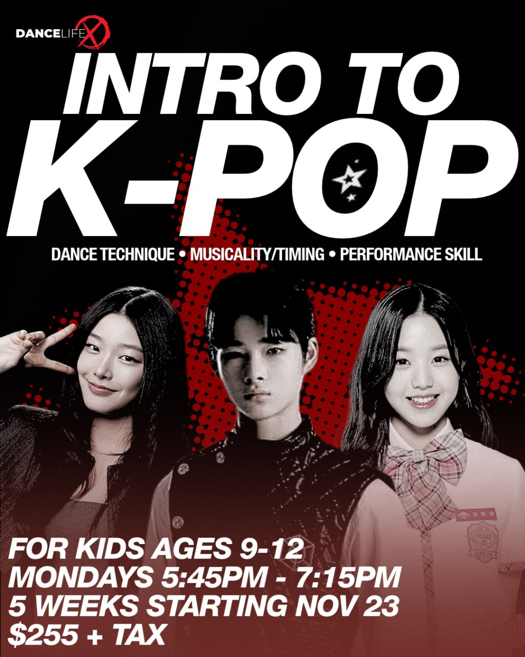 Intro to K-Pop — Kids Ages 9–12 · November 2026 poster