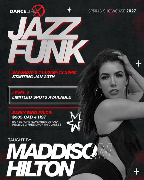 JAZZ FUNK — Spring Showcase 2027 · MADDISON HILTON