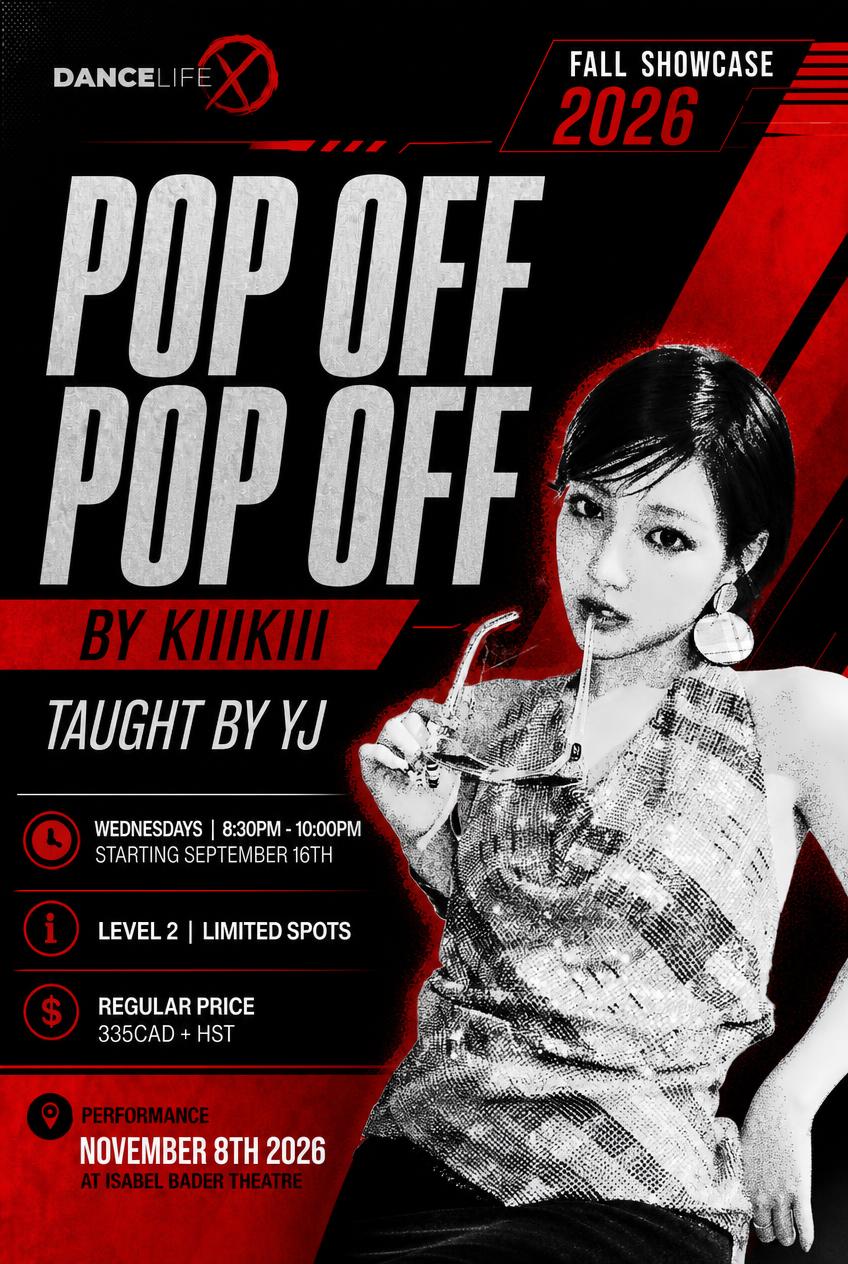 Pop Off Pop Off (KiiiKiii) — Fall Showcase 2026 · YJ