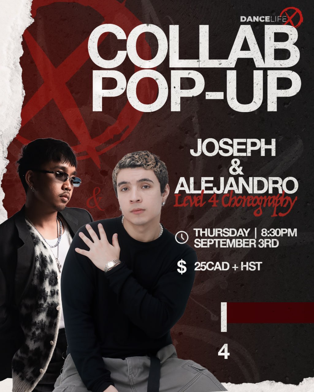 Collab Pop-Up — Joseph & Alejandro (Level 4 Choreography)